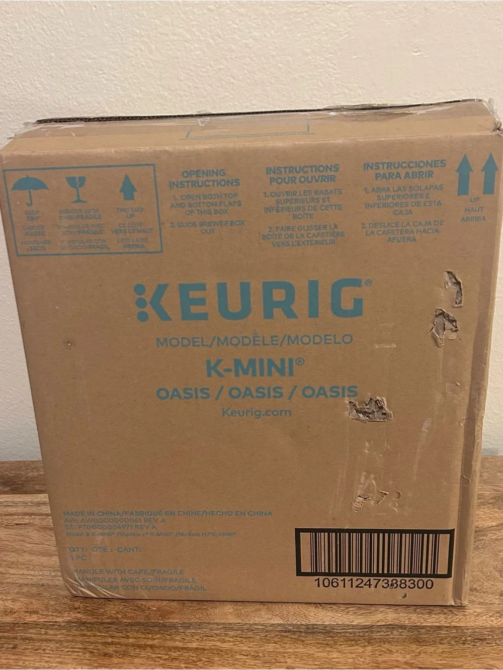 Keurig K-Mini Single Serve Coffee Maker in Oasis Green NWT